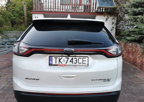 Ford EDGE cena 83000 przebieg: 192830, rok produkcji 2016 z Kielce małe 106